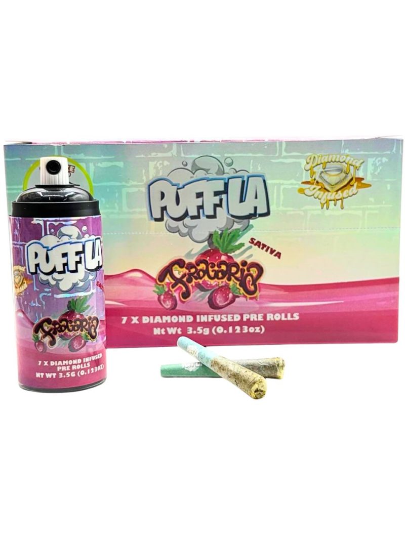 PUFF LA DIAMOND & BUBBLE HASH INFUSED PREROLLS